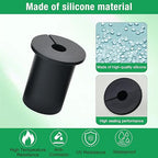4pc Starlink Cable Grommet 1" Silicone Waterproof Wall Hole Pass Through Split - Image 2