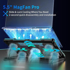 DEPGI Laptop Cooling Pad, Laptop Cooler Stand - Image 2