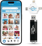 ThePhotoStick® Omni 128GB USB Flash Drive & Memory Stick – Automatic Photo & - Image 2