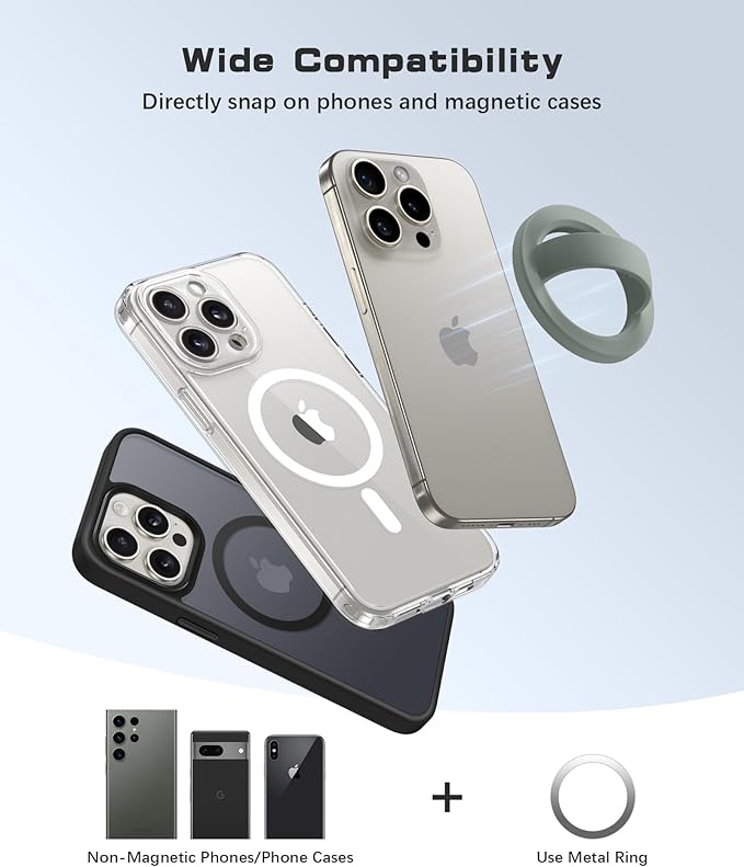 Magnetic Phone Grip, Removable Loop Grip - Image 5