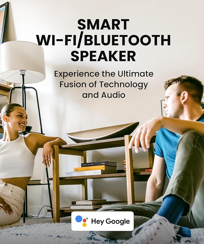 Cleer Crescent Smart Audio Bluetooth Speaker, 3 Hi-Res Audio Certified Sound - Image 3