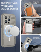 Lanhiem Magnetic for iPhone 15 Pro Max Case, IP68 Waterproof Dustproof Case - Image 7
