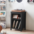 Record Player Stand with Vinyl Record Storage - Image 3