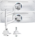 monTEK Dual Monitor Arm for up to 57" and 59.4 lbs Ultrawide Screen, Aluminum by monTEK