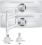 monTEK Dual Monitor Arm for up to 57" and 59.4 lbs Ultrawide Screen, Aluminum by monTEK