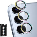 for Samsung Galaxy S25 Camera Lens Protector, Individual Metal Ring Tempered by Btscase