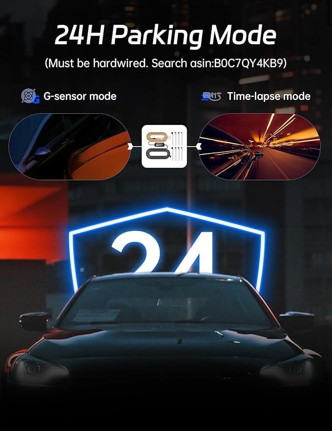 Pelsee P12 Plus 4K Rear View Mirror Camera - Image 7