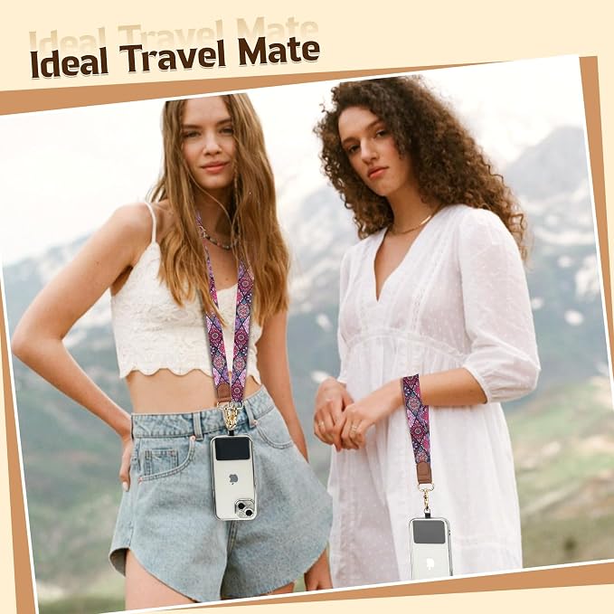 TiMOVO Phone Lanyard Crossbody Wrist Strap, Adjustable Anti-Theft Strap - Image 9