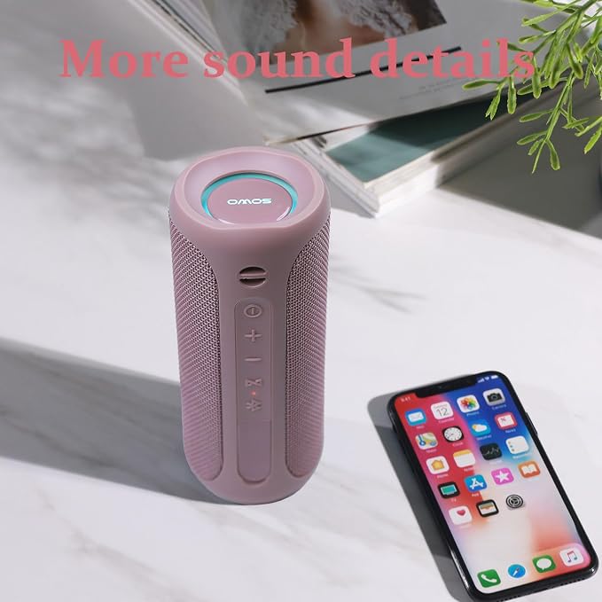 SOWO Outdoor Wireless Portable Bluetooth Speaker, IPX7 Waterproof Speaker - Image 8