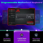 Redragon Mechanical Gaming Keyboard Wired, 11 Programmable Backlit Modes - Image 4