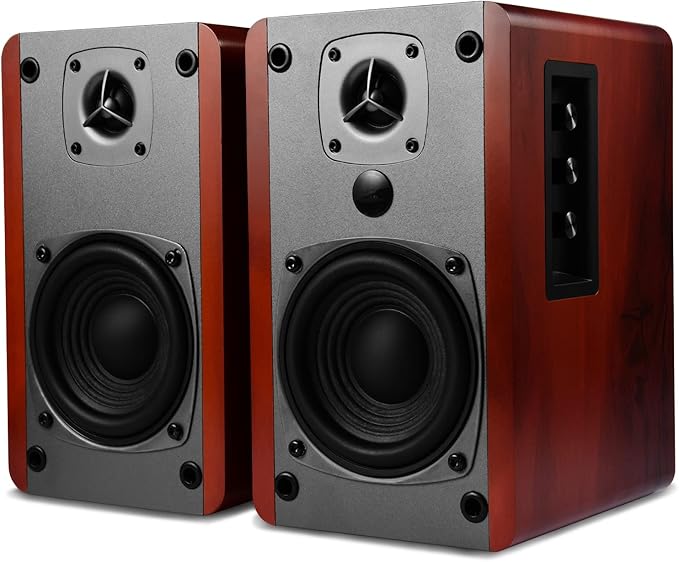 SINGING WOOD BT27 Active Powered Bluetooth Bookshelf Speakers - Image 3
