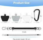 SHANSHUI Phone Tether Lanyard, Strong Spring Rope Climbing Hook, 4x Phone - Image 8