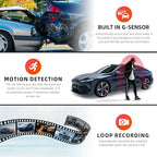 4 Channel Mirror Dash Cam, Dash Cam Front and Rear/Inside, 12’’ FHD 1080Px4 - Image 4