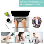 Mouse Pad with Wrist Support, Ergonomic Mouse Pad with Memory Foam Wrist Rest - Image 5