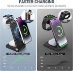Magnetic Wireless Charger Stand, 3 in 1 Foldable Wireless Charging Station - Image 3