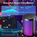 MAONO USB Gaming Microphone for PC, Noise Cancellation Condenser Mic - Image 2