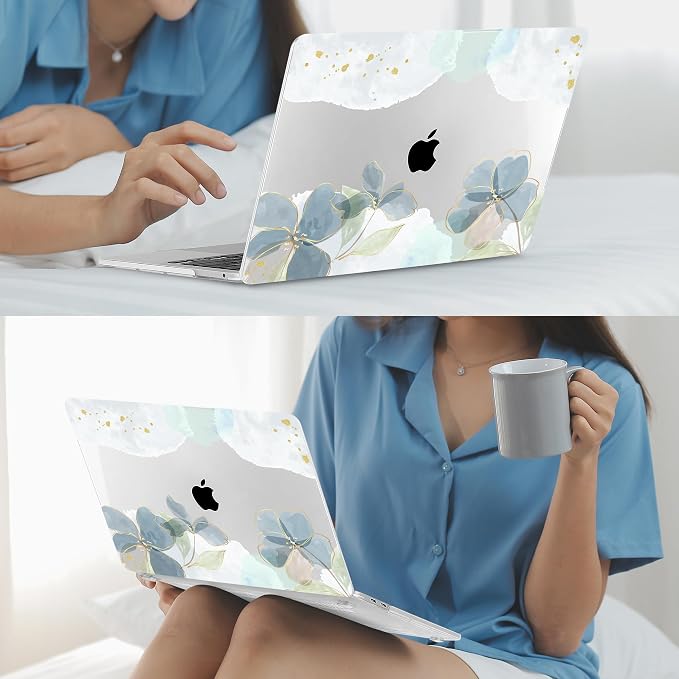 Mektron for MacBook Air 13 Case A1466/A1369, Snap-on Plastic Hard Shell Cover - Image 6