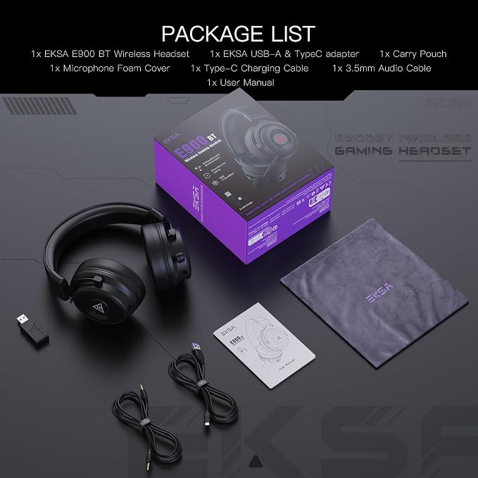 EKSA USB Gaming Headset for PC - Image 9