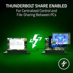 Razer Thunderbolt 5 Dock Chroma: 10 Ports w/M.2 Storage Slot - Image 6