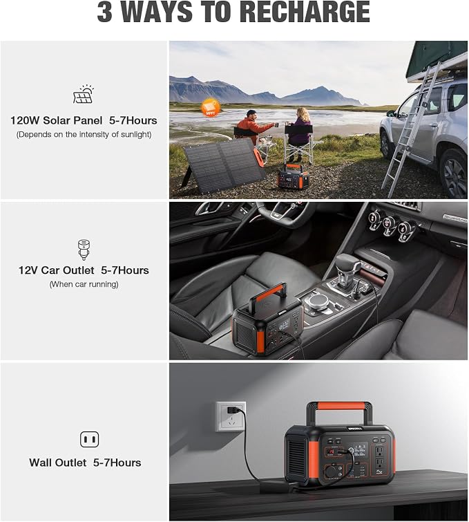 GRECELL Portable Solar Generator 500W - Image 5