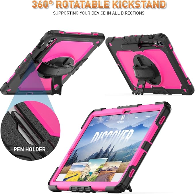 Timecity Case for Samsung Galaxy Tab S10 Plus/ S9 FE Plus/ S9 Plus 5G Tablet - Image 4