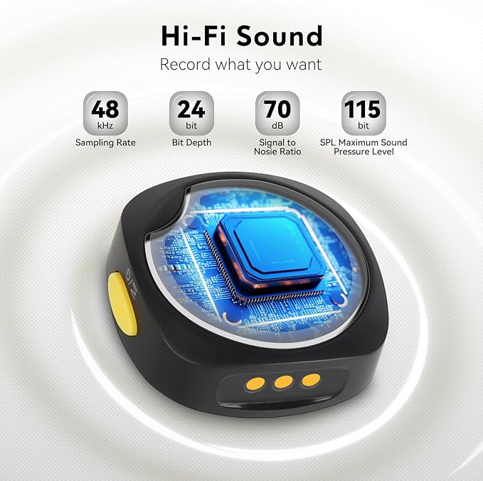 Wireless Lavalier Microphone for iPhone/Android, Lapel Mics - Image 2