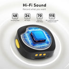Wireless Lavalier Microphone for iPhone/Android, Lapel Mics - Image 2