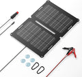 GRECELL 12V 25W Solar Battery Charger Maintainer, Portable Solar Panel Car by GRECELLPOWERSTATION