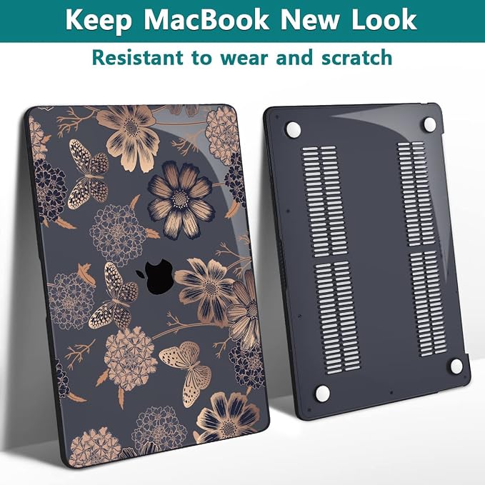 Teryeefi for M1 M2 MacBook Pro 13 inch Case 2022 2020-2016 Release, Plastic - Image 5