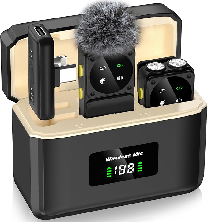 PQRQP Microphone for iPhone/iPad/Android, Mini Microphone by PQRQP