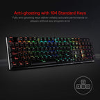 Redragon K556 RGB LED Backlit Wired Mechanical Gaming Keyboard, 104 Keys - Image 2