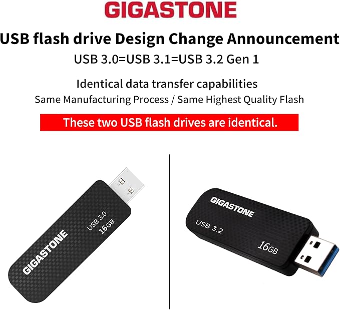 Gigastone Z30 16GB USB3.0 Flash Drive, Capless Retractable Design Pen Drive - Image 2