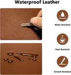 PU Leather Desk Pad Protector Gaming Mouse Pad Non Slip Desk Mat - Image 2