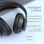Uliptz Wireless Bluetooth Headphones, 65H Playtime, 6 EQ Sound Modes, HiFi - Image 6