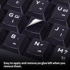 2PCS Thai-English Keyboard Letters Replacement Stickers - Image 3
