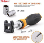 Hi-Spec 78pc Multi Screw Driver Bit Set and 1/4 inch Socket Set - Image 5
