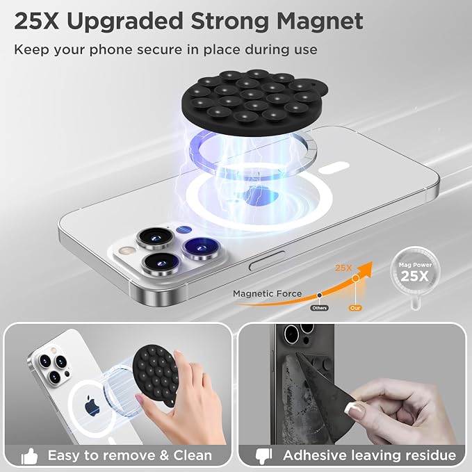 Magnetic Suction Cup Phone Mount - Image 5