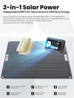 POWOXI 50W Solar Battery Charger: 12V Solar Car Battery Trickle Maintainer - Image 4