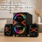 Boytone BT-326F, 2.1 Bluetooth Powerful Home Theater Speaker System, - Image 4