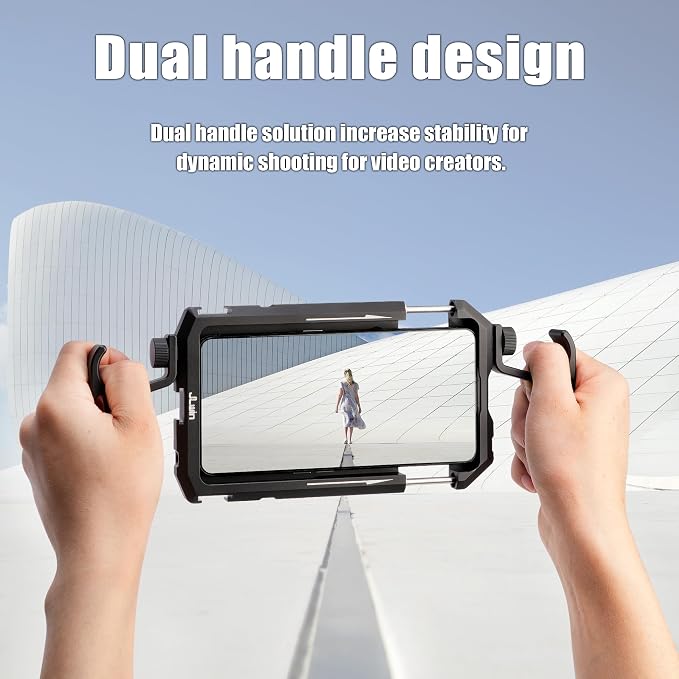 Foto4easy Universal Smartphone Video Rig, Aluminum Phone Video Stabilizer - Image 4