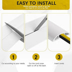 Floor Cord Cover 3.3FT Cord Covers - Image 4