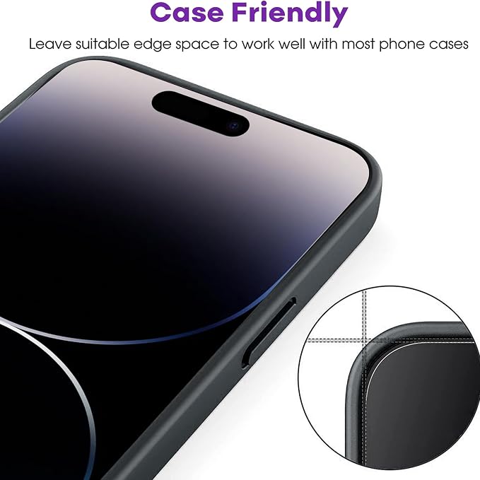 For iPhone 14 Pro Max Screen Protector Tempered Glass Compatible - Image 7