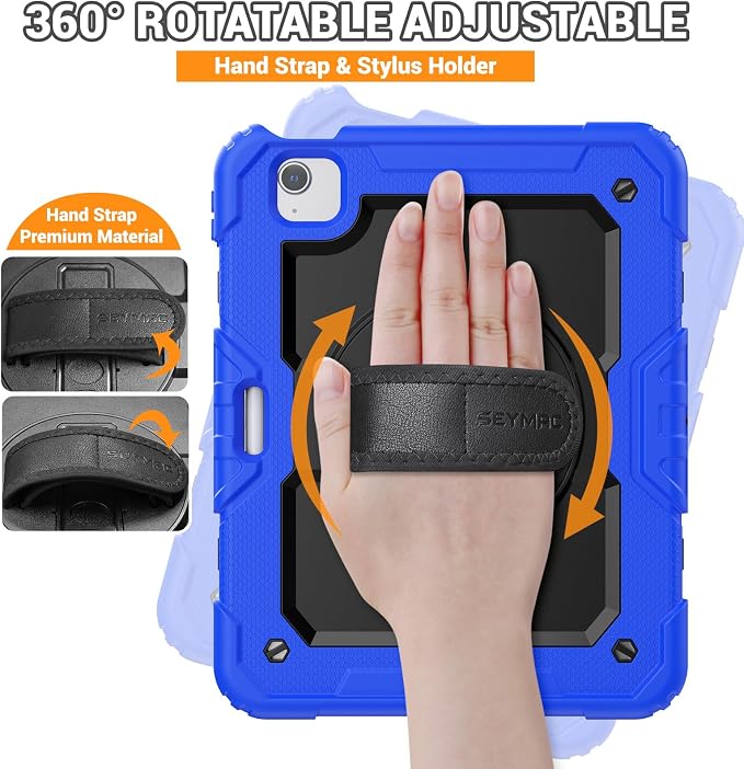 SEYMAC for iPad Air 5th/ 4th Generation Case 10.9 Inch, Full-Body Shockproof - Image 3