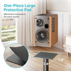 Speaker Stands Pair for Surround Sound, 55 LBS Capacity, 30.1 inch Floor - Image 5