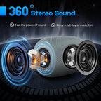 Portable Bluetooth Speaker, BT5.3 Wireless Speaker 20W Bass Diaphragms - Image 2