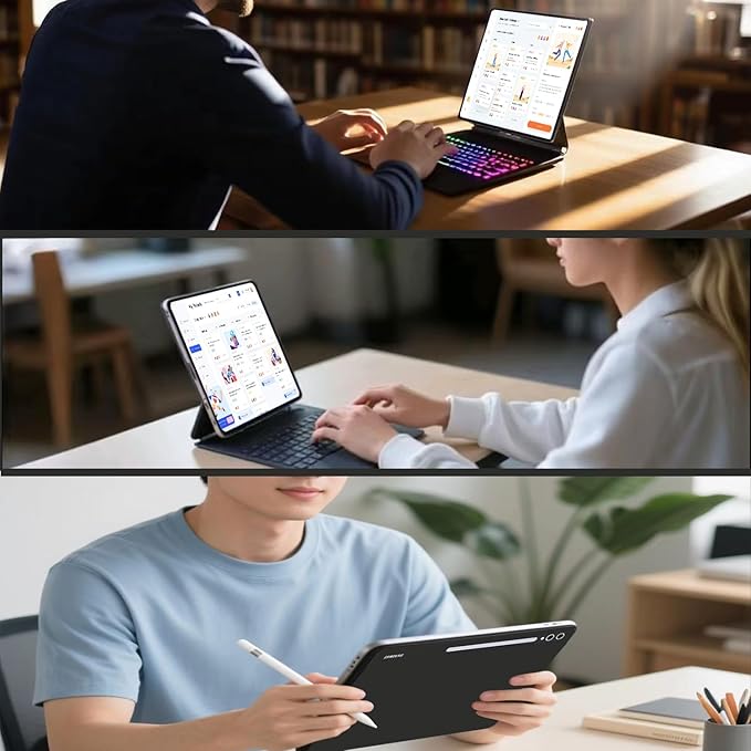 Magic Keyboard Case for Samsung Galaxy Tab S10+ Plus/S9+ Plus/S9 FE+ Plus/S8+ - Image 8