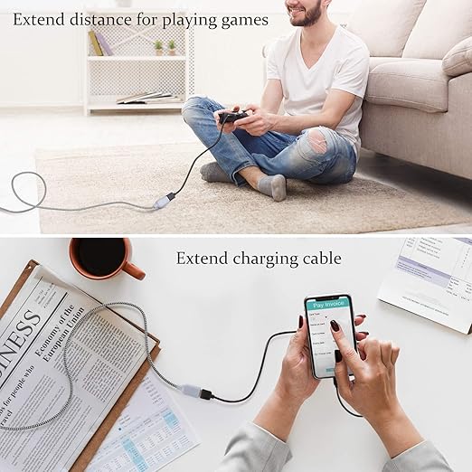 OKRAY White USB Extension Cable - Image 4