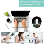 Mouse Pad with Wrist Support, Ergonomic Mouse Pad with Memory Foam Wrist Rest - Image 5