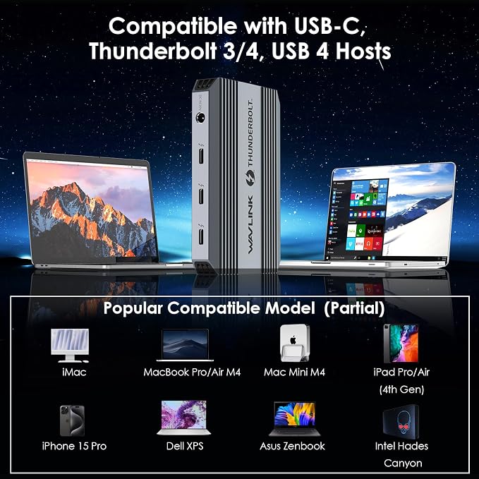 Thunderbolt 4 Hub, WAVLINK USB C Hub - Image 7