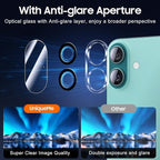 UniqueMe for 3 Pack iPhone 16 / iPhone 16 Plus Camera Lens Protector - Image 3